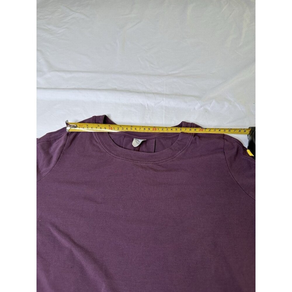Athleta With Ease Top Women’s Burgundy Berry Small - Picture 6 of 8